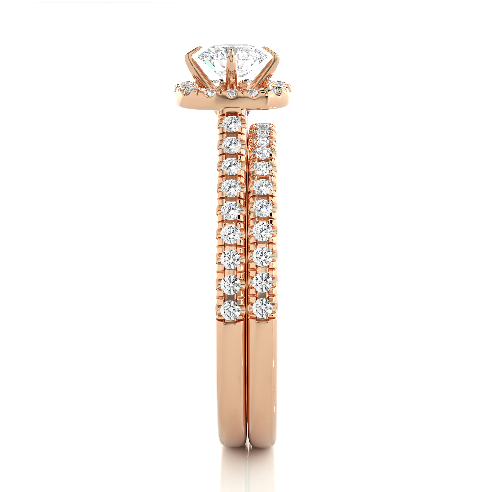 1.31 Carat G Color VS1 Clarity Diamond Studded Natural Diamond Ring.